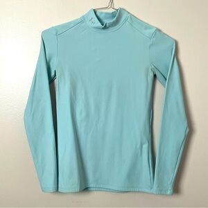 Under Armour Long Sleeve Shirt | Mock Turtleneck | Size M | Light Blue